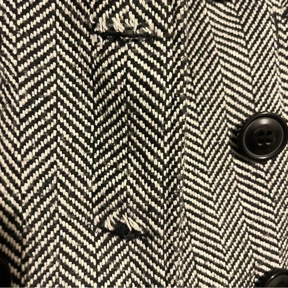 Aviva Premium Women XL Peacoat Blazer Wool Heavyweight Pockets Buttons - Picture 11 of 14